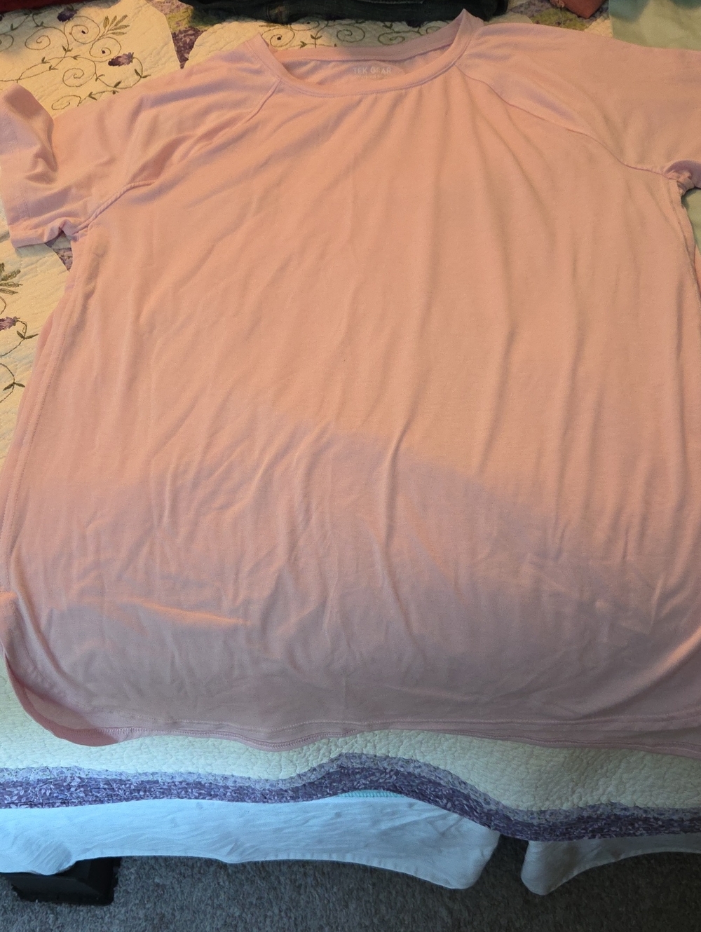 tek gear Light Pink Short Sleeve Sleep Tee